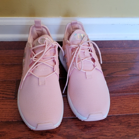 adidas xplorer pink & metallic shoes